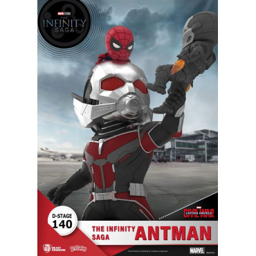 A Saga do Infinito Diorama Pvc D-Stage Antman 14 Cm