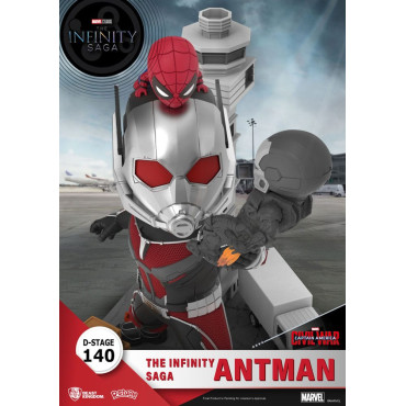 A Saga do Infinito Diorama Pvc D-Stage Antman 14 Cm