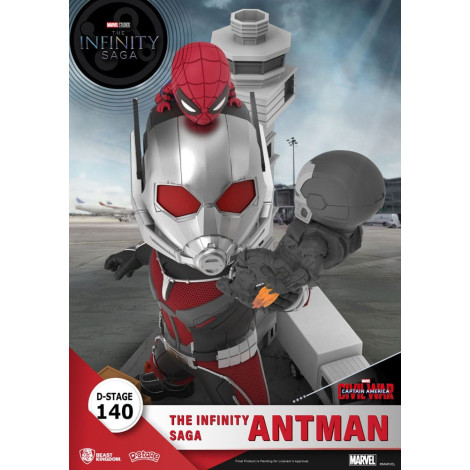 A Saga do Infinito Diorama Pvc D-Stage Antman 14 Cm