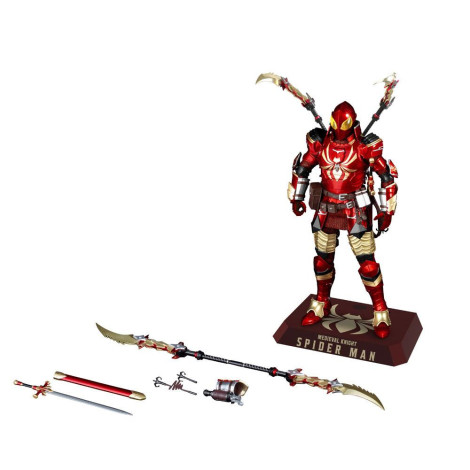 Marvel Figura Dynamic 8Ction Heroes 1/9 Cavaleiro Medieval Homem-Aranha 20 Cm