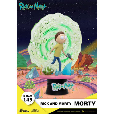 Rick & Morty Diorama Pvc D-Stage Morty 14 Cm