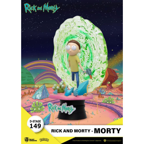 Rick & Morty Diorama Pvc D-Stage Morty 14 Cm