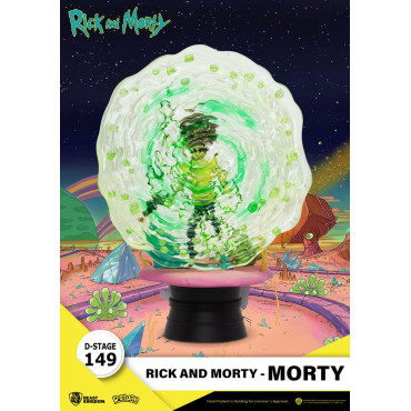 Rick & Morty Diorama Pvc D-Stage Morty 14 Cm