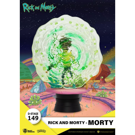 Rick & Morty Diorama Pvc D-Stage Morty 14 Cm