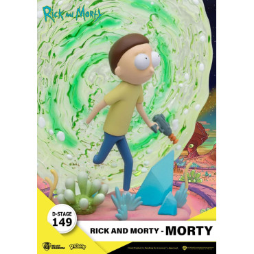 Rick & Morty Diorama Pvc D-Stage Morty 14 Cm