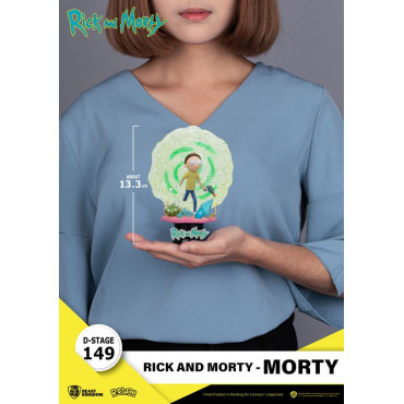 Rick & Morty Diorama Pvc D-Stage Morty 14 Cm