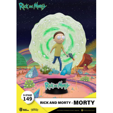 Rick & Morty Diorama Pvc D-Stage Morty 14 Cm