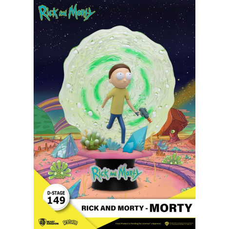 Rick & Morty Diorama Pvc D-Stage Morty 14 Cm