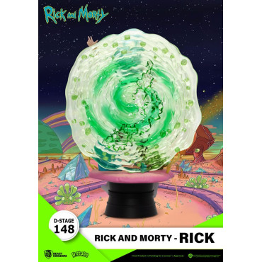 Rick & Morty Diorama Pvc D-Stage Rick 14 Cm