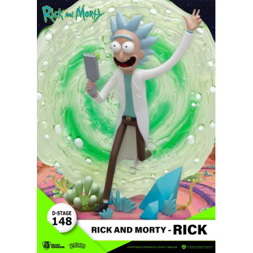 Rick & Morty Diorama Pvc D-Stage Rick 14 Cm