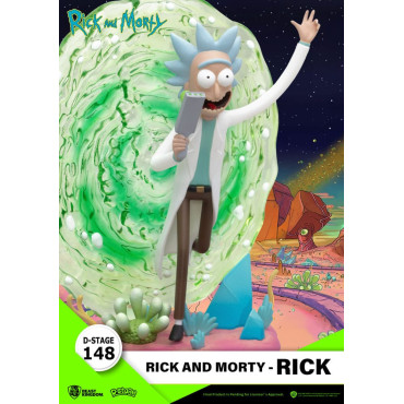 Rick & Morty Diorama Pvc D-Stage Rick 14 Cm