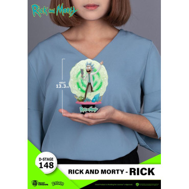 Rick & Morty Diorama Pvc D-Stage Rick 14 Cm