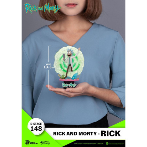 Rick & Morty Diorama Pvc D-Stage Rick 14 Cm