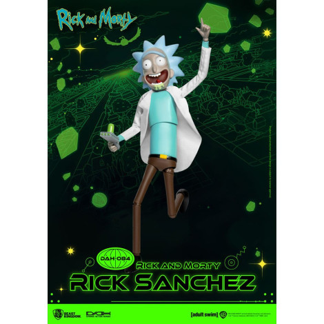 Rick e Morty Figura Dynamic 8Ction Heroes 1/9 Rick Sanchez 23 Cm