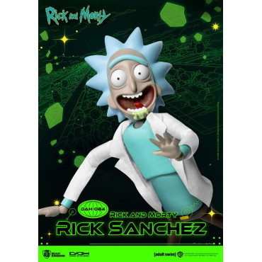 Rick e Morty Figura Dynamic 8Ction Heroes 1/9 Rick Sanchez 23 Cm