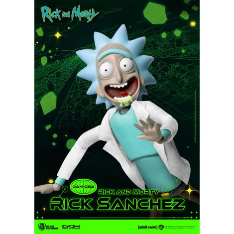 Rick e Morty Figura Dynamic 8Ction Heroes 1/9 Rick Sanchez 23 Cm