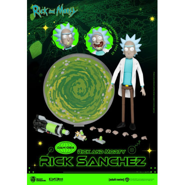 Rick e Morty Figura Dynamic 8Ction Heroes 1/9 Rick Sanchez 23 Cm