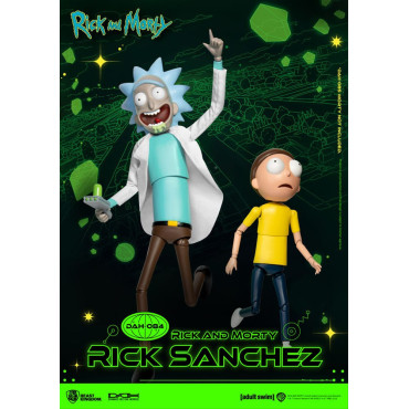 Rick e Morty Figura Dynamic 8Ction Heroes 1/9 Rick Sanchez 23 Cm