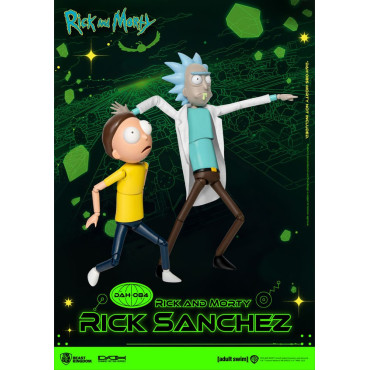 Rick e Morty Figura Dynamic 8Ction Heroes 1/9 Rick Sanchez 23 Cm