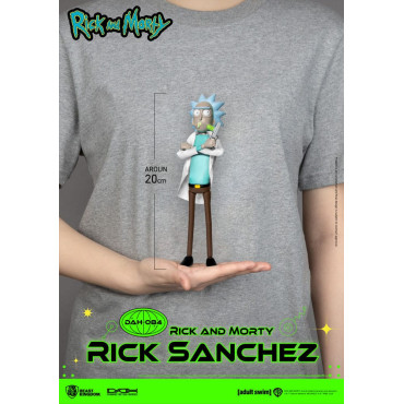 Rick e Morty Figura Dynamic 8Ction Heroes 1/9 Rick Sanchez 23 Cm