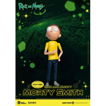 Rick e Morty Figura Dynamic 8Ction Heroes 1/9 Morty Smith 23 Cm