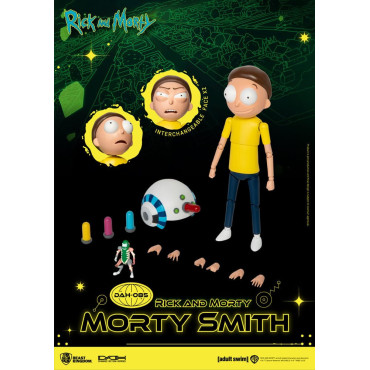 Rick e Morty Figura Dynamic 8Ction Heroes 1/9 Morty Smith 23 Cm