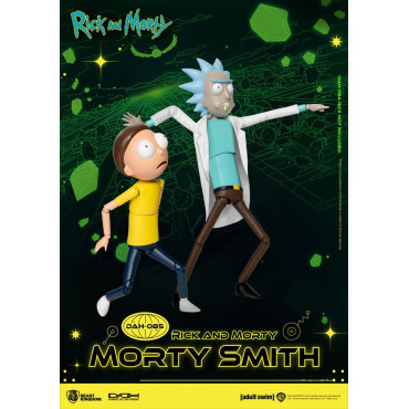 Rick e Morty Figura Dynamic 8Ction Heroes 1/9 Morty Smith 23 Cm