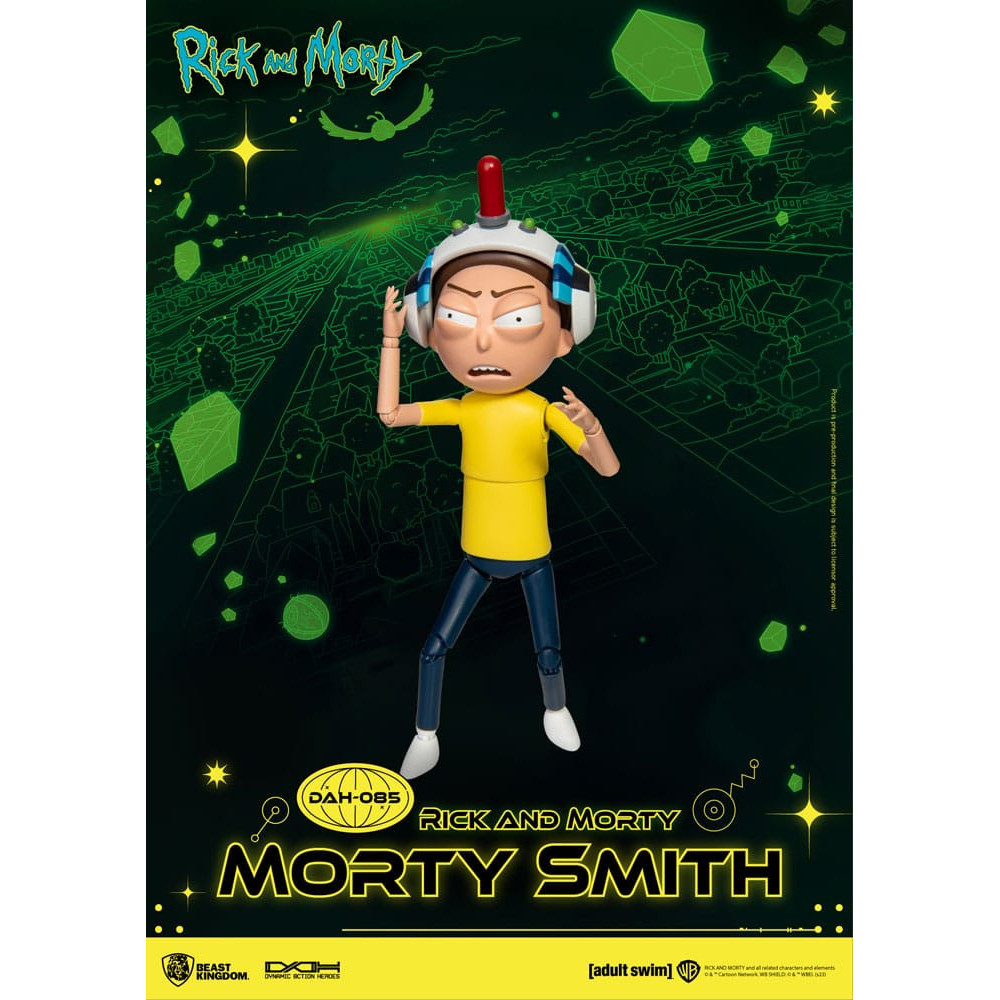 Rick e Morty Figura Dynamic 8Ction Heroes 1/9 Morty Smith 23 Cm