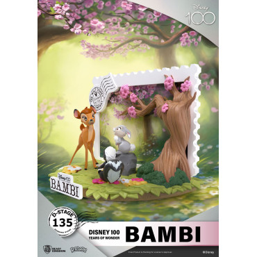 Disney 100º Aniversário Pvc Diorama D-Stage Bambi 12 Cm