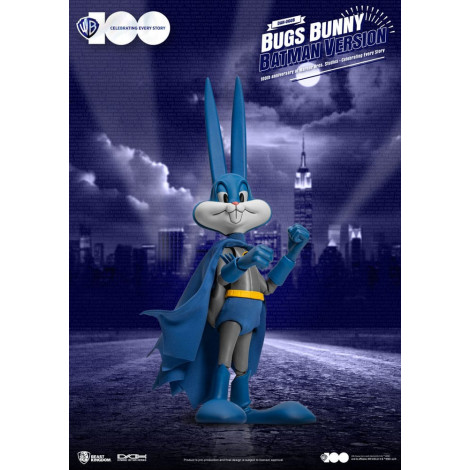 Bunny Figura da Warner Brothers Dynamic 8Ction 1/9 100º Aniversário da Warner Bros. Studios Bugs Batman Ver. 17 Cm