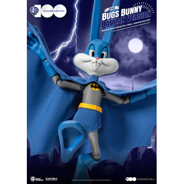 Bunny Figura da Warner Brothers Dynamic 8Ction 1/9 100º Aniversário da Warner Bros. Studios Bugs Batman Ver. 17 Cm