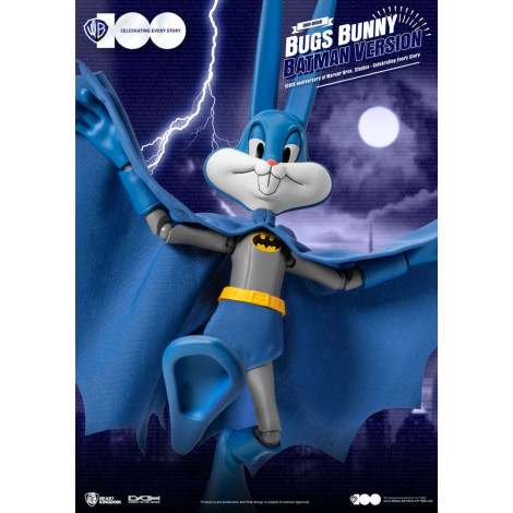 Bunny Figura da Warner Brothers Dynamic 8Ction 1/9 100º Aniversário da Warner Bros. Studios Bugs Batman Ver. 17 Cm