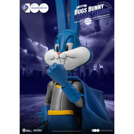 Bunny Figura da Warner Brothers Dynamic 8Ction 1/9 100º Aniversário da Warner Bros. Studios Bugs Batman Ver. 17 Cm