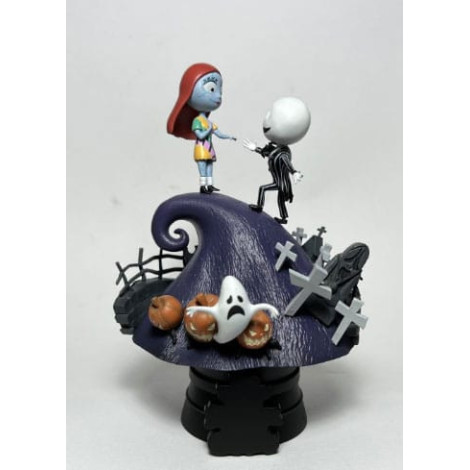 O Pesadelo Antes do Natal Diorama Pvc D-Stage Jack & Sally 15 Cm