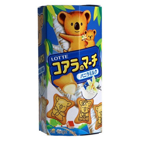 Lotte Koala Kawaii Cookies Sabor Baunilha