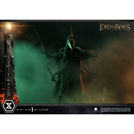 Estátua de estúdio do Rei Bruxo de Angmar Prime 1