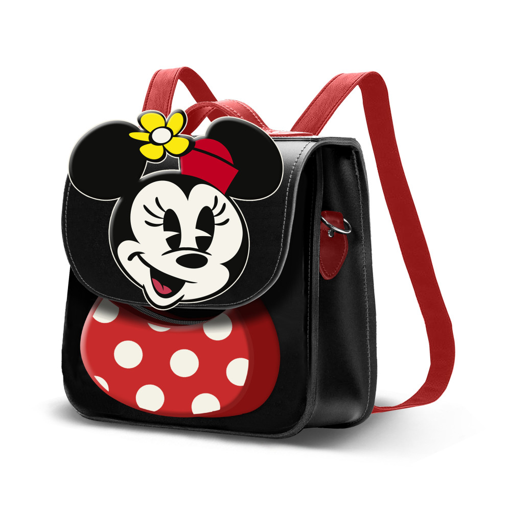 Mochila preta da Minnie Mouse