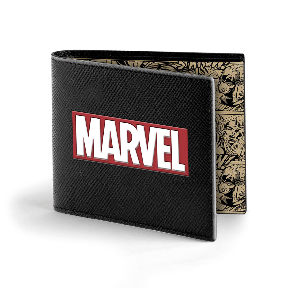 Marvel Carteira unissexo Preto