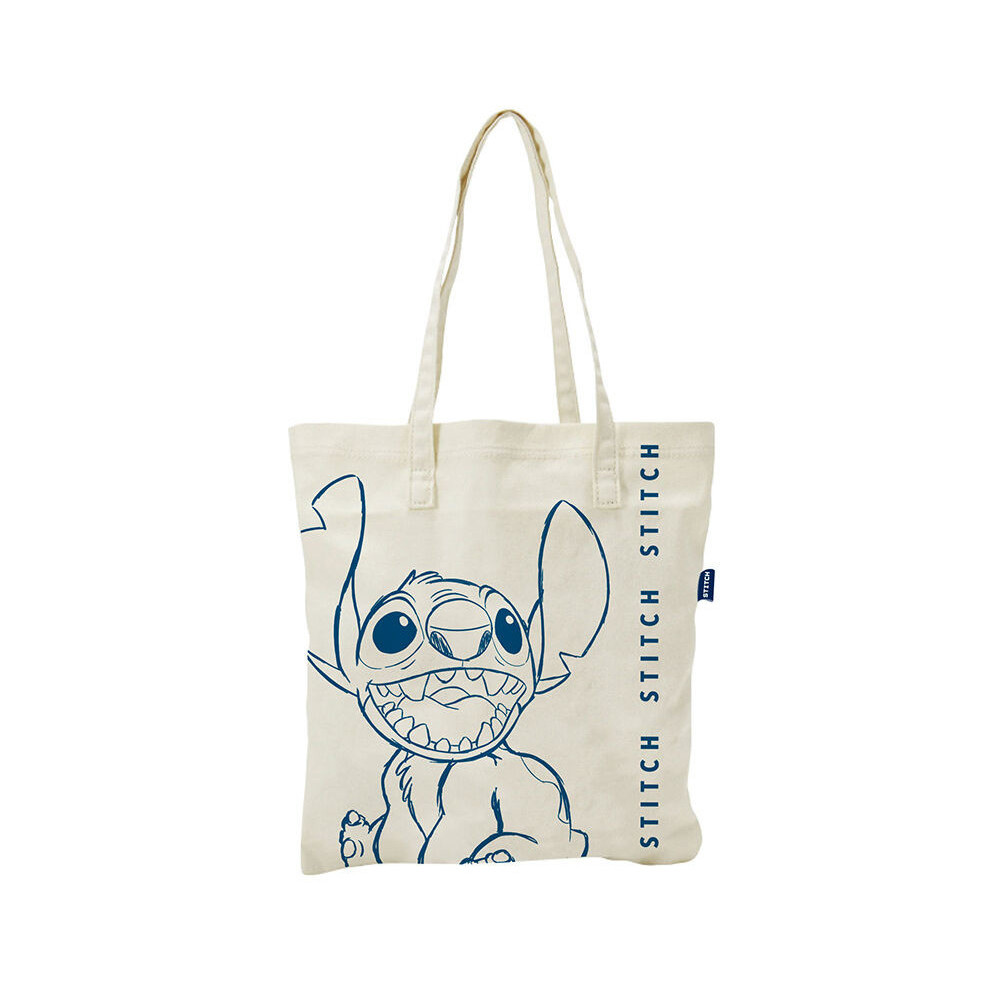 Stitch Saco de compras Silhouette azul 41 x 37 cm