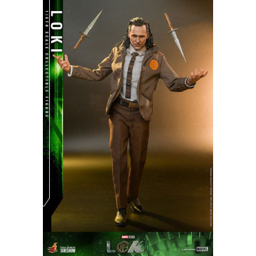 Figura do Loki Hot Toys 31 cm Marvel