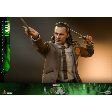 Figura do Loki Hot Toys 31 cm Marvel