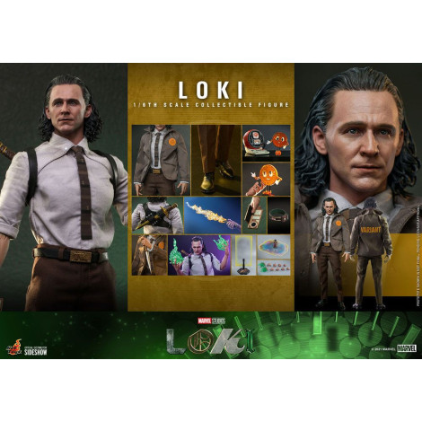 Figura do Loki Hot Toys 31 cm Marvel