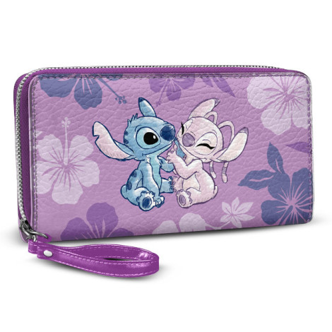 Stitch Carteira roxa e Angel Disney