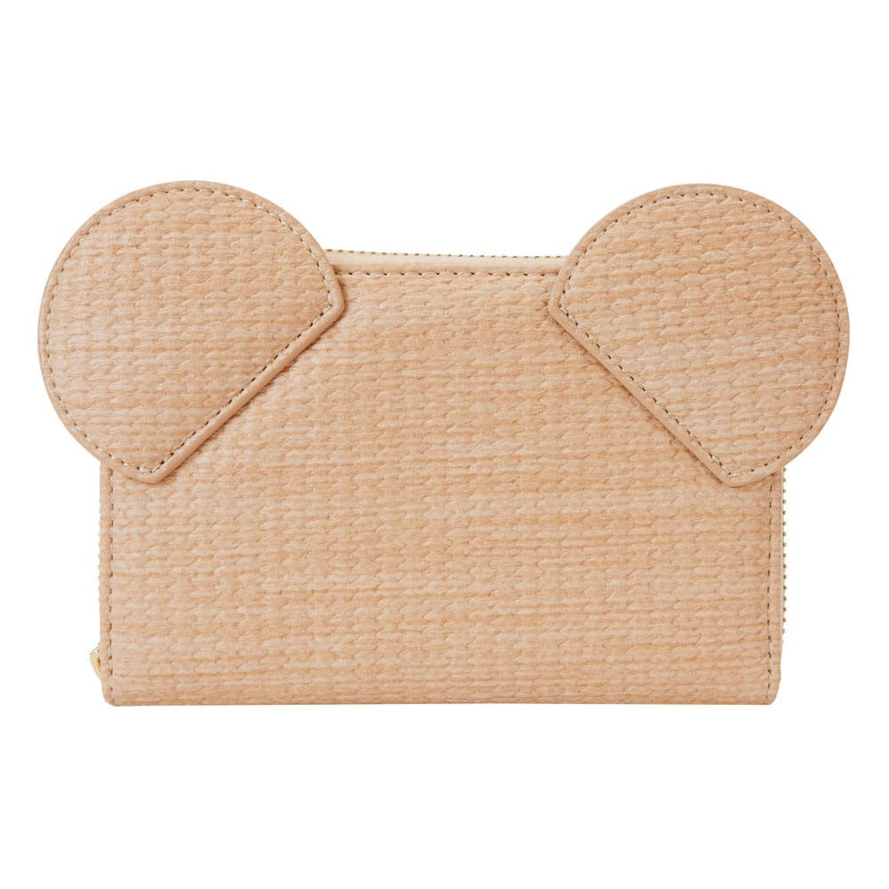 Loungefly Carteira Disney Mickey Bolsa de palha