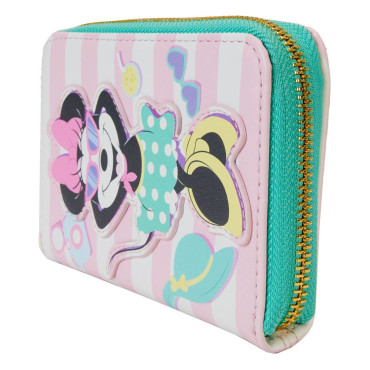 Loungefly Carteira Disney Minnie Mouse estilo bolsa de férias