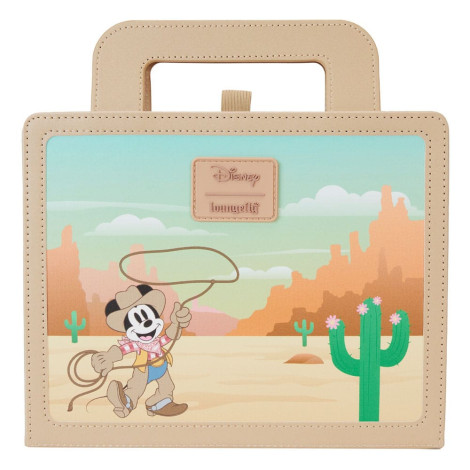 Loungefly Lancheira Disney Notebook Western Mickey e Minnie