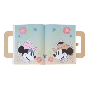 Loungefly Lancheira Disney Notebook Western Mickey e Minnie