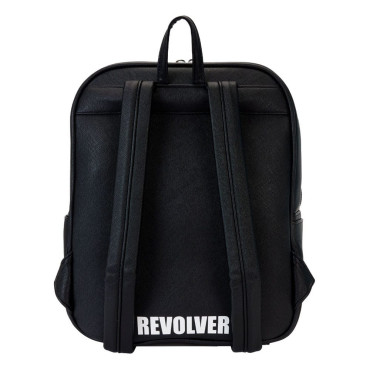 Loungefly Saco de mochila dos Beatles Mini Revolver Album com bolsa para discos