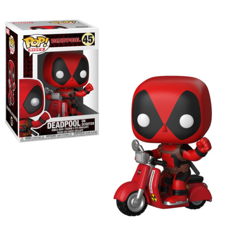 Funko Deadpool na trotinete