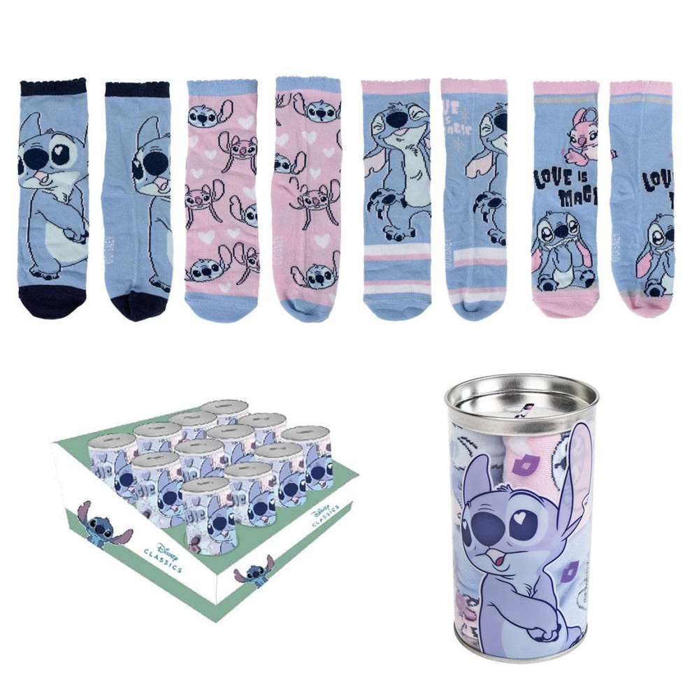 PACK CALCETINES 4 PIEZAS STITCH